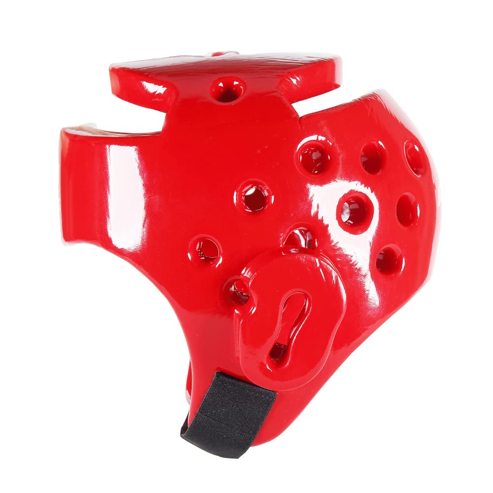 Wesing Taekwondo Headgear Head Gear for Adults Kids Taekwondo Training Gear Men Women Taekwondo Training Headgear Men Women (M, Red)