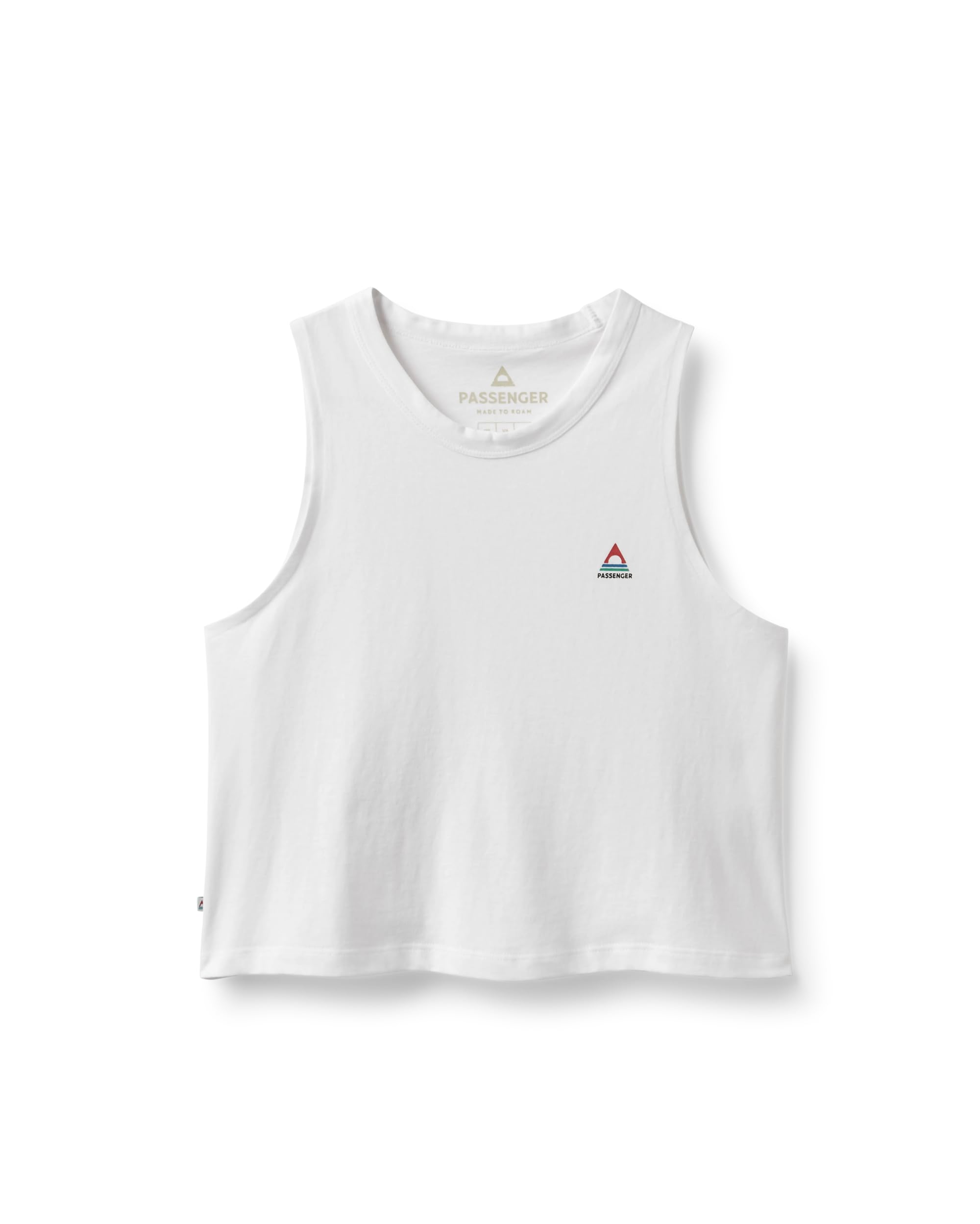 Passenger Women's Classic Recycled Cotton Vest (UK, Alpha, L, Regular, Regular, White)