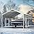 Quictent Heavy Duty 12x21 FT Vertical Roof Metal Carport, Pre-Drilled All Weather Car Shelter for Boat, Vehicles & Farm Equipment