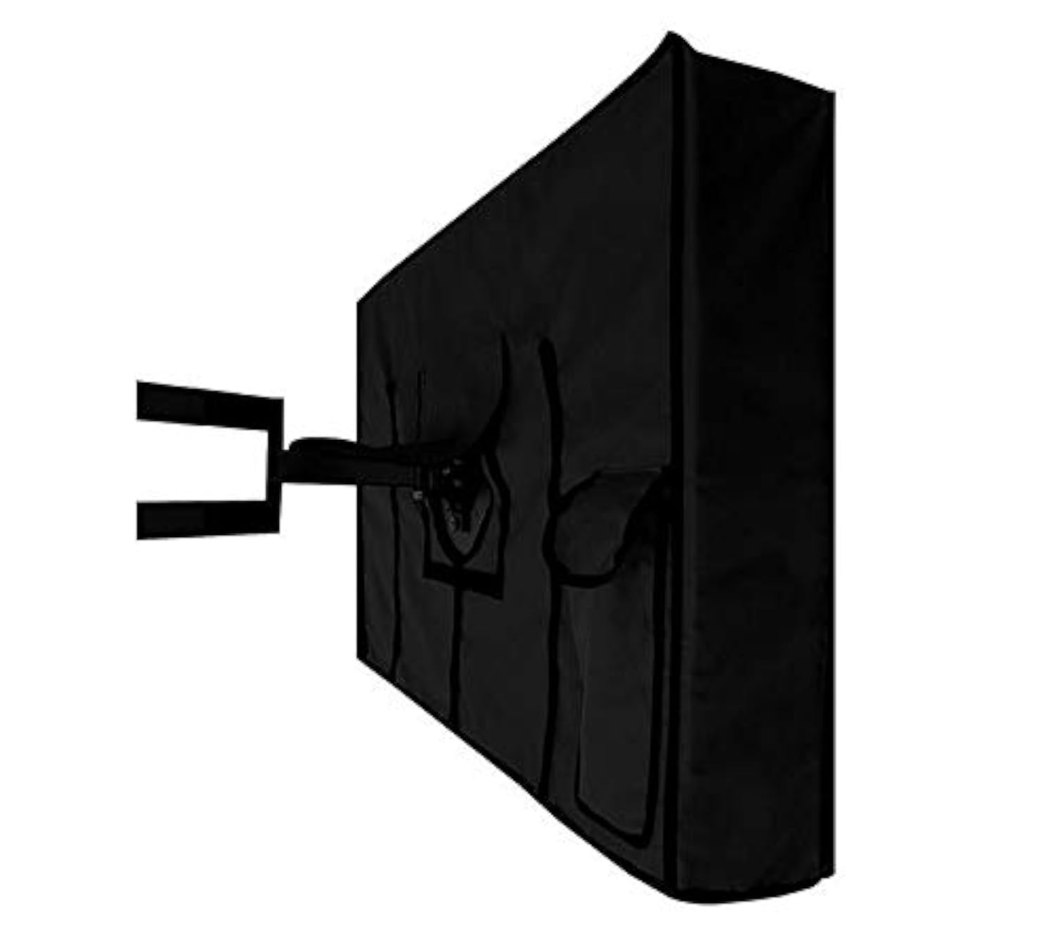 UCARE Copertura TV esterni impermeabile protezione UV schermo piatto 22-75" antipolvere nero