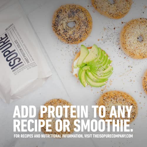 Isopure Protein Powder, Whey Protein Isolate Powder, 25g Protein, Zero