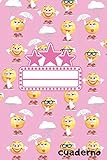 Cuaderno emoji: Diario de papel rayado, Bloc de notas 120 páginas