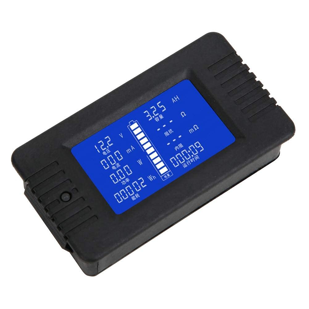 Batteriemonitor PZEM-015 mit 300A Shunt und LCD-Display zur Messung von Batteriestrom, Spannung, Leistung, Energie und Kapazität im Bereich 0-200V 0-300A