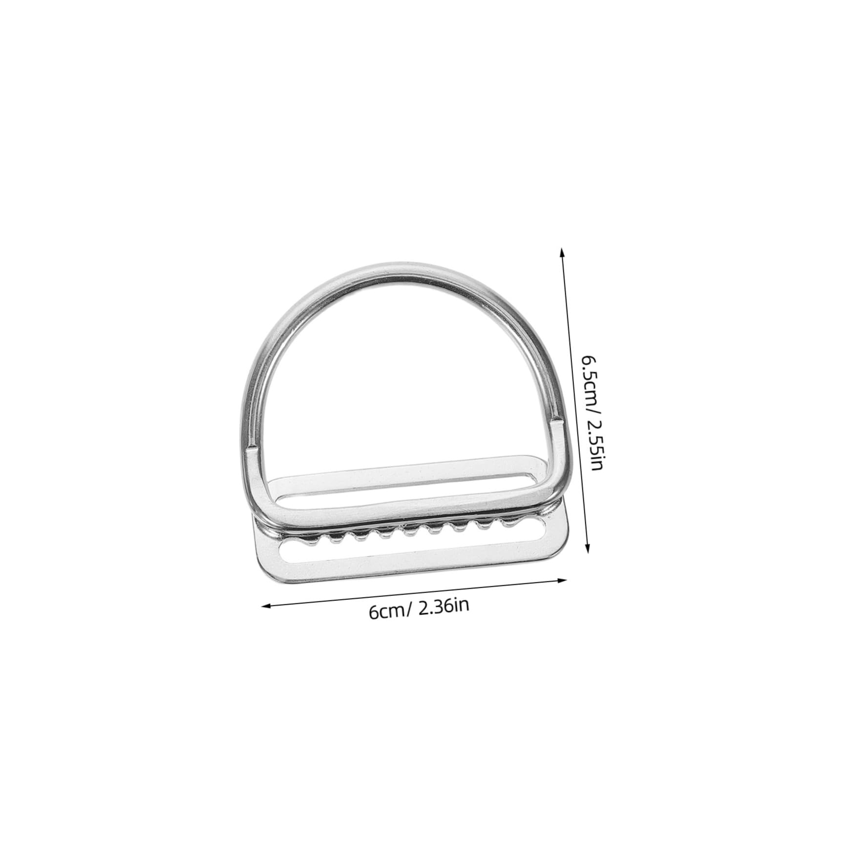 JOINPAYA 2pcs Serrated Weight Belt Keeper with D Ring for Scuba Diving Accessories Fastener with Textured Grip for Optimal Underwater Performance