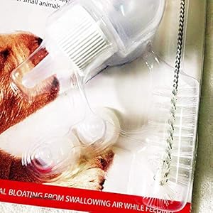 Brush Bottle Kit Feeding Milk Small Animal Hand Nurser Puppy Set of 2 L8