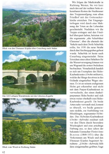Orchideen-Wanderungen in Thüringen: Weg- und Artenbeschreibungen sowie Wanderkarten