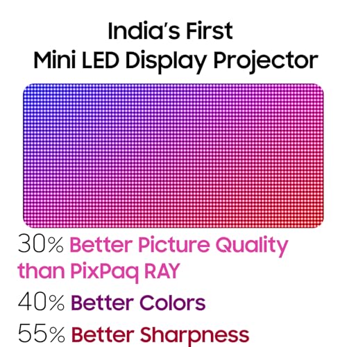 Image of Japan RAY Gold Android 12 Full HD 1080p Projector, 2150 ANSI Lumens, 300 inch Projection 4K HDR Upscaling, Auto Focus, Auto Keystone, Dual WiFi, Bluetooth, ARC, Dual HDMI, Black