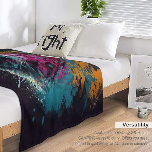Couverture de lit tigre en flannel doux pour canapé | 180x200cm - 7