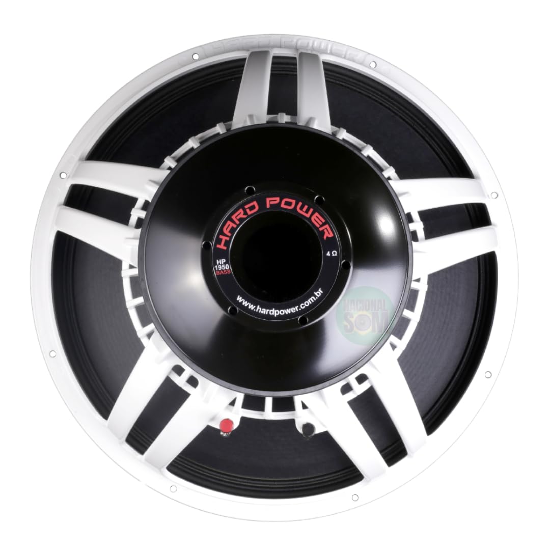 Hard Power Alto-falante 18 Polegadas, 1950W RMS, 4 Ohms, Preto e