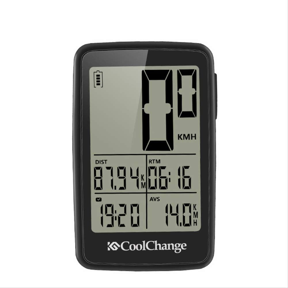 WDX- Contachilometri for Bici da Bicicletta Wireless cablato Ciclocomputer Impermeabile Antipioggia for Bicicletta Contachilometri Ricaricabile USB Misurazione della velocità