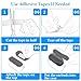 Geekria Silicone Case Cover Compatible with Jabra Elite 10/10(Gen 2) True Wireless Earbuds, Protective Earphones Skin with Keychain Hook, Charging Port Accessible, Front LED Visible