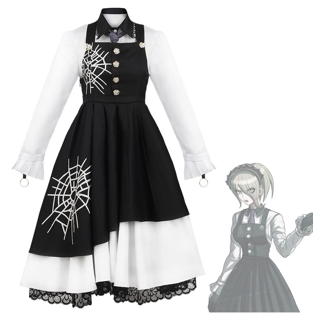 Tōjō Kirumi kostium cosplay, dla kobiet, strój pokojówki, mundurek szkolny, anime, na Halloween, imprezę, cosplay, ubrania dla dziewcząt, fanów