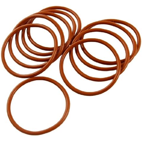 Sourcingmap Silicone O-Ring Pack of 10 Cover