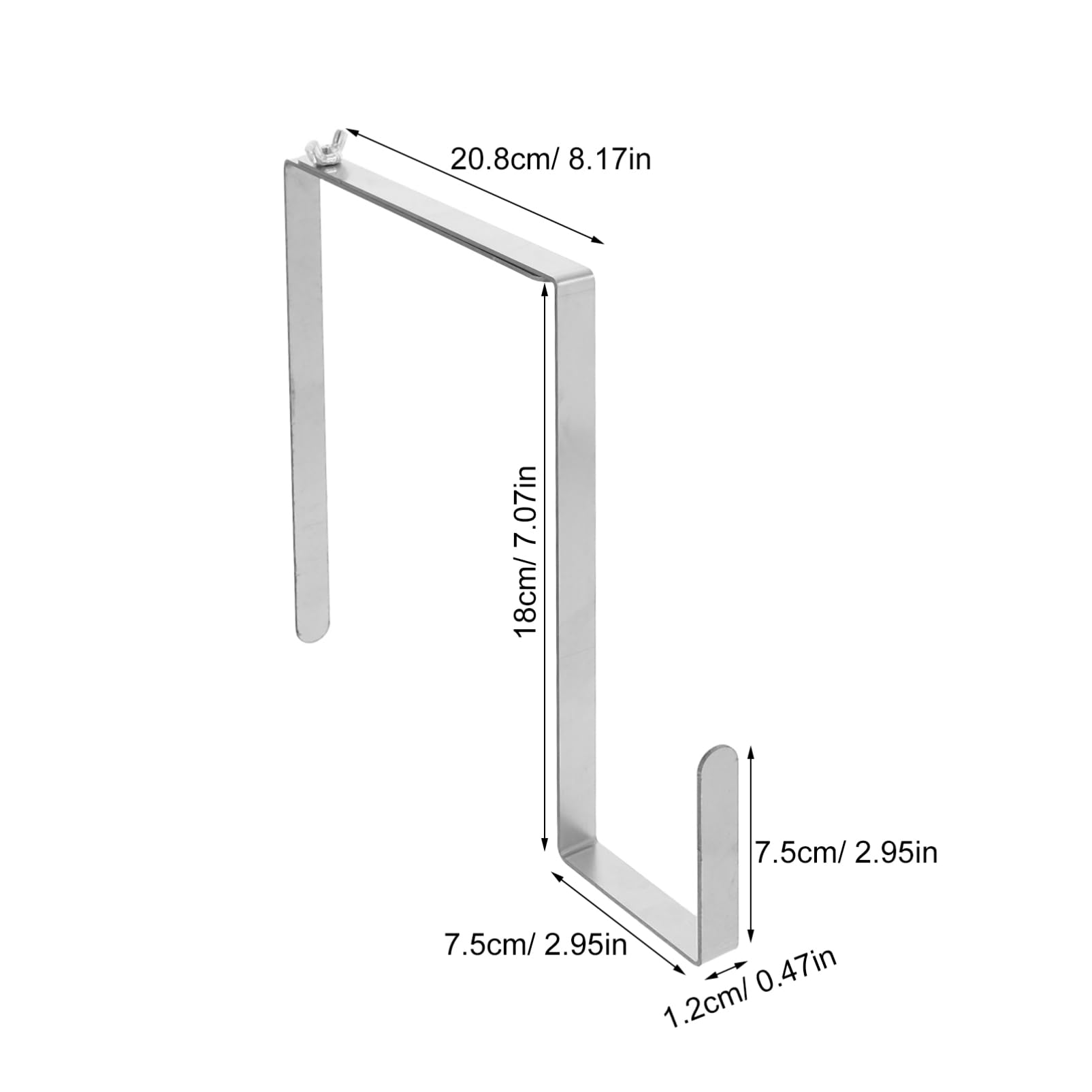 Alipis Metal Wreath Hanger for Gravestone 4pcs Adjustable Cemetery Decorative Hooks Weatherproof Durable