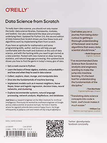 Snapklik.com : Data Science From Scratch: First Principles