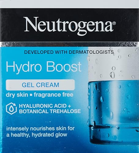 Neutrogena Hydro Boost Gel-Creme für das Gesicht, Hyaluronsäure, für trockene Haut, 1 Topf mit 50 ml – Ansicht 2