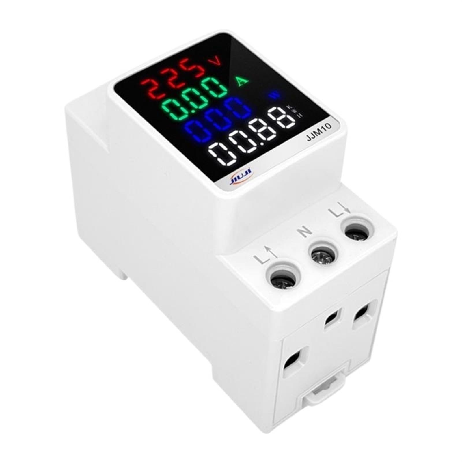 1 ~ 10 sztuk 110 V 220 V 100 A prąd KWH monitor energii elektrycznej miernik VOLT AMP woltomierz amperomierz szyna din