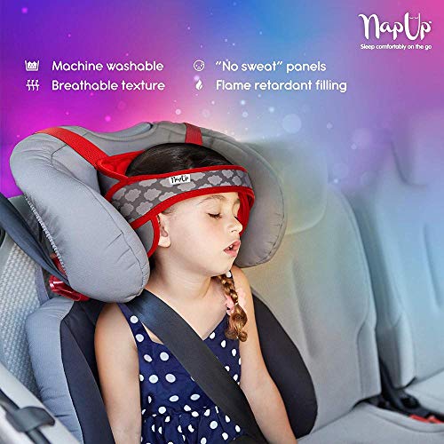 NapUp Soporte de Cabeza para Silla de Auto Infantil Rojo miniatura 4
