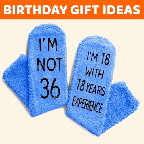 Image of HAPPYPOP 30s Birthday Gifts for Him - Socks for 31 32 33 34 35 36 37 38 39 40 Year Old Men