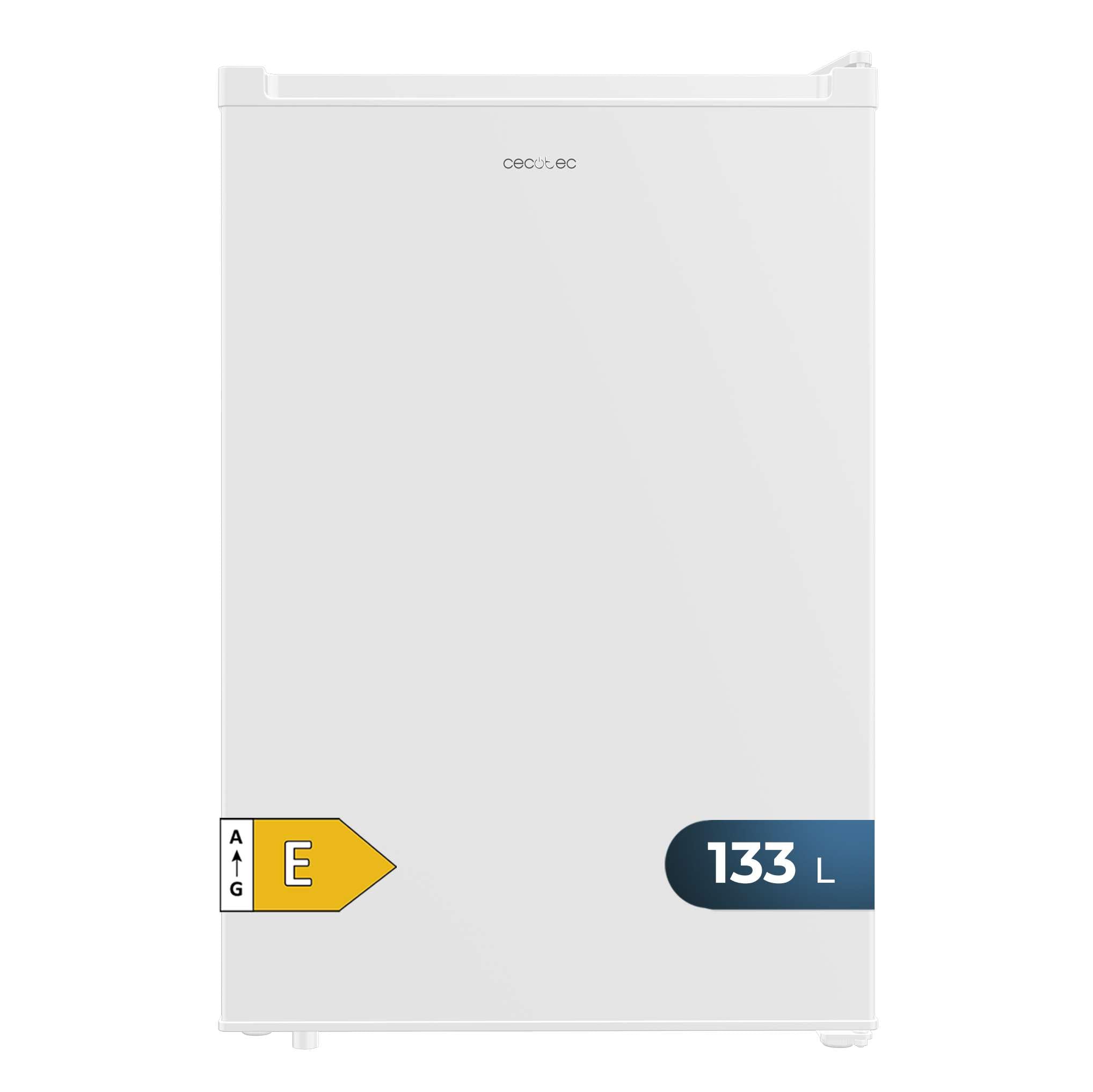 Cecotec Mini Nevera Bolero CoolMarket TT 133L White. Capacidad 133L, 83,5 de Altura, Puerta Reversible, Crisper Box, Luz LED Interior, Función Defrost y Control Temperatura Mecánico