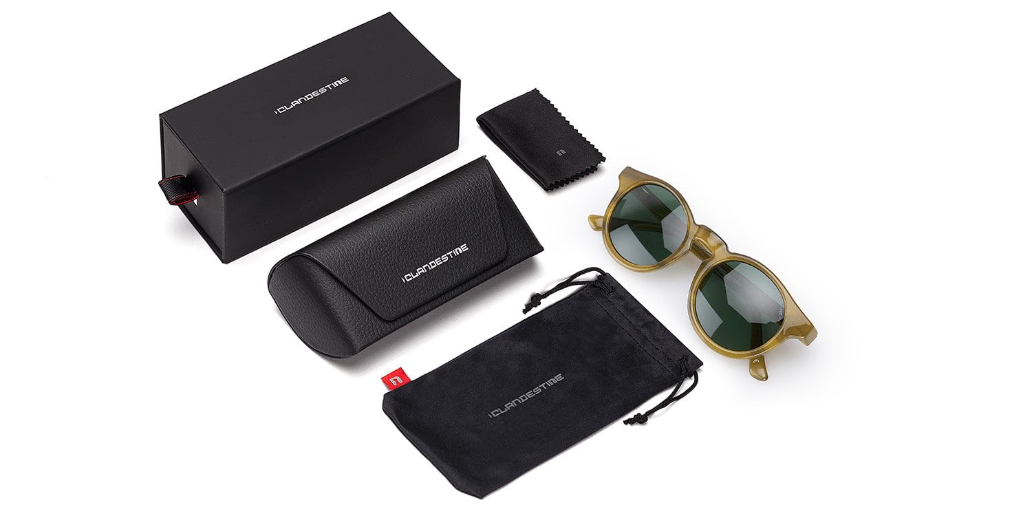 CLANDESTINE Round Gafas Unisex adulto (Pack de 1)
