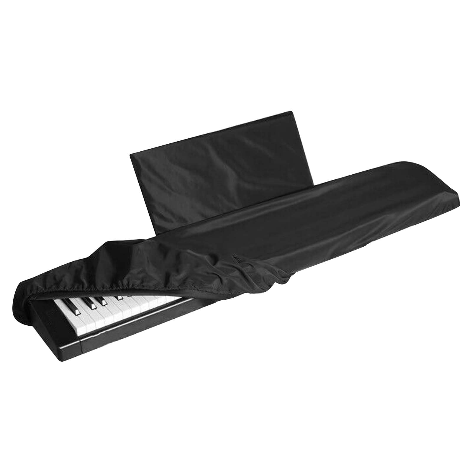 Copertura Antipolvere Per Tastiera Pianoforte 61 Tasti - Nero