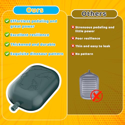 Dinosaur Rocket Launcher for Kids, 8 Rockets with 2 Launcher Pads, Launch Up to 100 Ft, Dinosaur Toys for Kids, Outdoor Toys, Birthday Gifts for 3 4 5 6 7 Year Old Boys Girls - Image 6