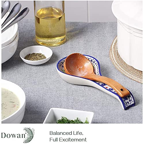 DOWAN Spoon Rest 2 Sets for Kitchen Counter, Spoon Holder for Stove Top