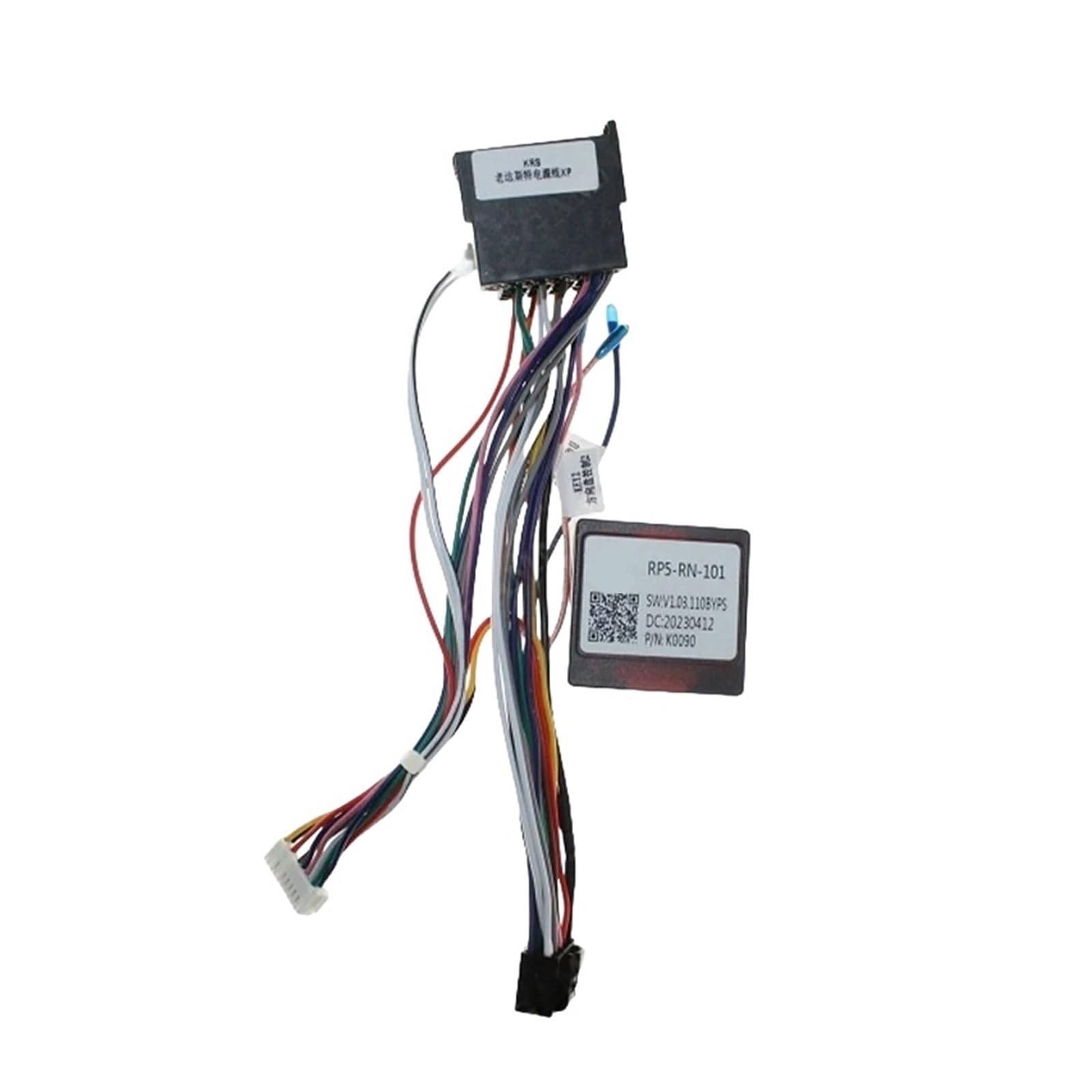 Car 16pin Wiring Harness Box Decoder Radio Power Cable Compatible For Renault Logan Sandero Duster Symbol RP5-RN-101(Cable Canbus)