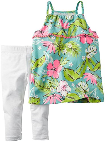 Carter's Ensemble Bébé Fille Vêtement de Jeu 2 Pièces en Coton