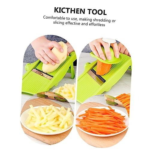 Cortadora y ralladora multifuncional de verduras INOOMP verde miniatura 7