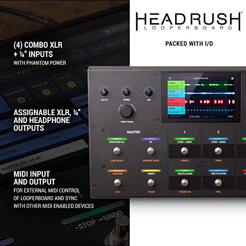 image for HeadRush Looperboard | 4-In/4-Out Looper with Intelligent Time-Stretch