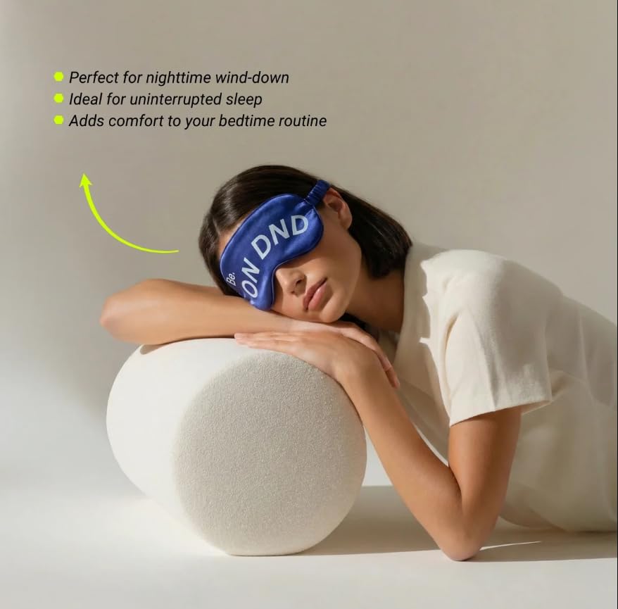 Image of Be. ON DND Sleep Mask for Deep, Uninterrupted Sleep | Soft & Comfortable Eye Mask | Blocks Light Effectively | Ideal for Nighttime Wind-Down & Travel