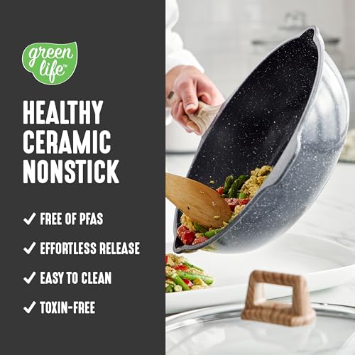 GreenLife All-in-One Deep Skillet Wok