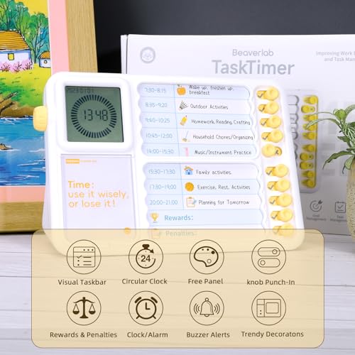 Visual Timer for Kids w/Customizable to-do List Planner Board, ADHD Autism Tools - Image 3