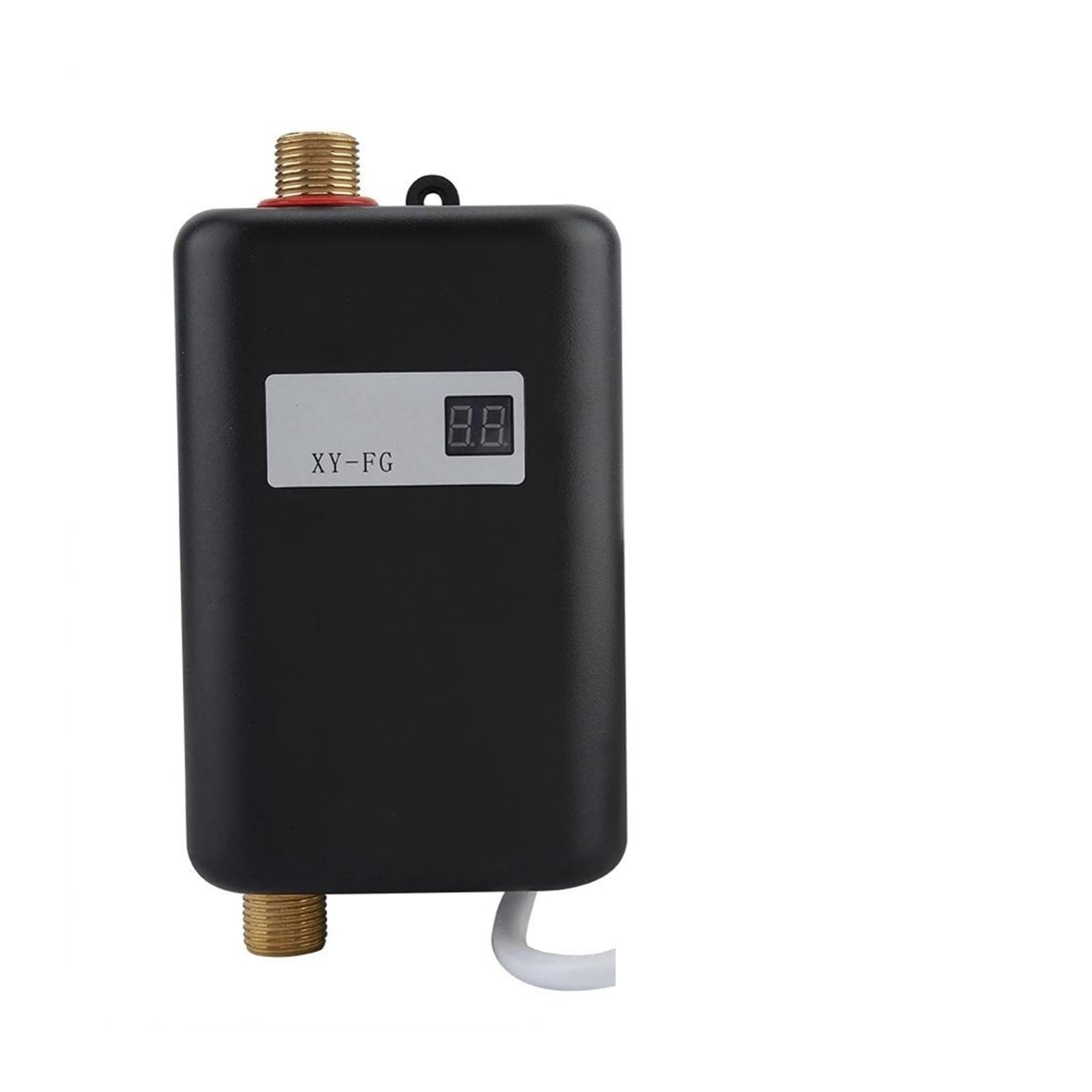 3400W Przepływowy Podgrzewacz Wody Elektryczny Bezzbiornikowy Podgrzewacz Wody Elektryczny Podgrzewacz Wody Prysznic 3 Sekundy Na Gorąco,OszczęDność Energii(Nero)