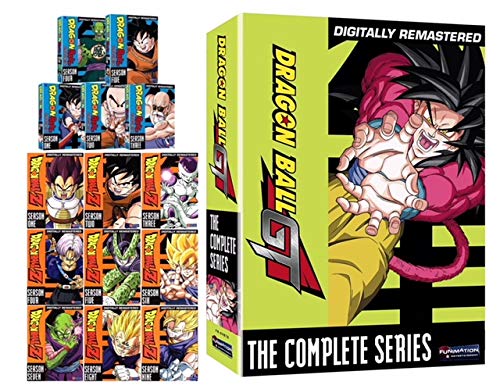 Dragon Ball Complete Series Collection: Dragon Ball Seasons 1-5, Dragon Ball GT Seasons 1-2, and Dragon Ball Z Seasons 1-9 (Over 200 Hours on 89 Discs!)