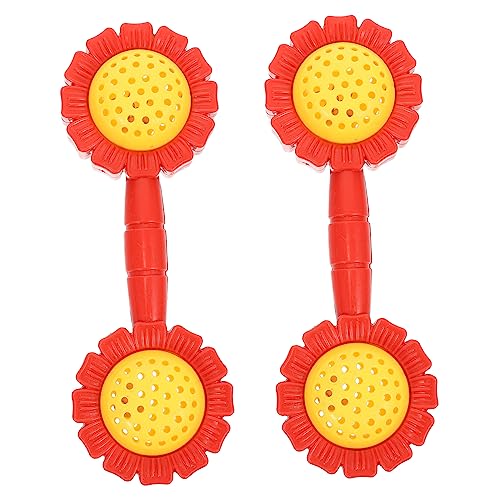 LIOOBO 2Pcs Vocal Dumbbells for Gymnastics Weights Fun Exercise Props for Enhances Hand Eye Coordination for Boys and Playtime