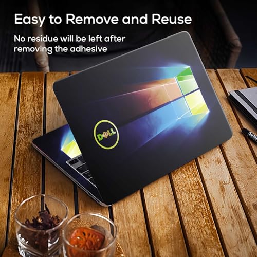 Image of DSGN 77 Full Body Laptop Skin Bubble-Free| Laminated| Removable| HD Quality Sticker for Laptops Upto 15.6 Inches Compatible with DELL