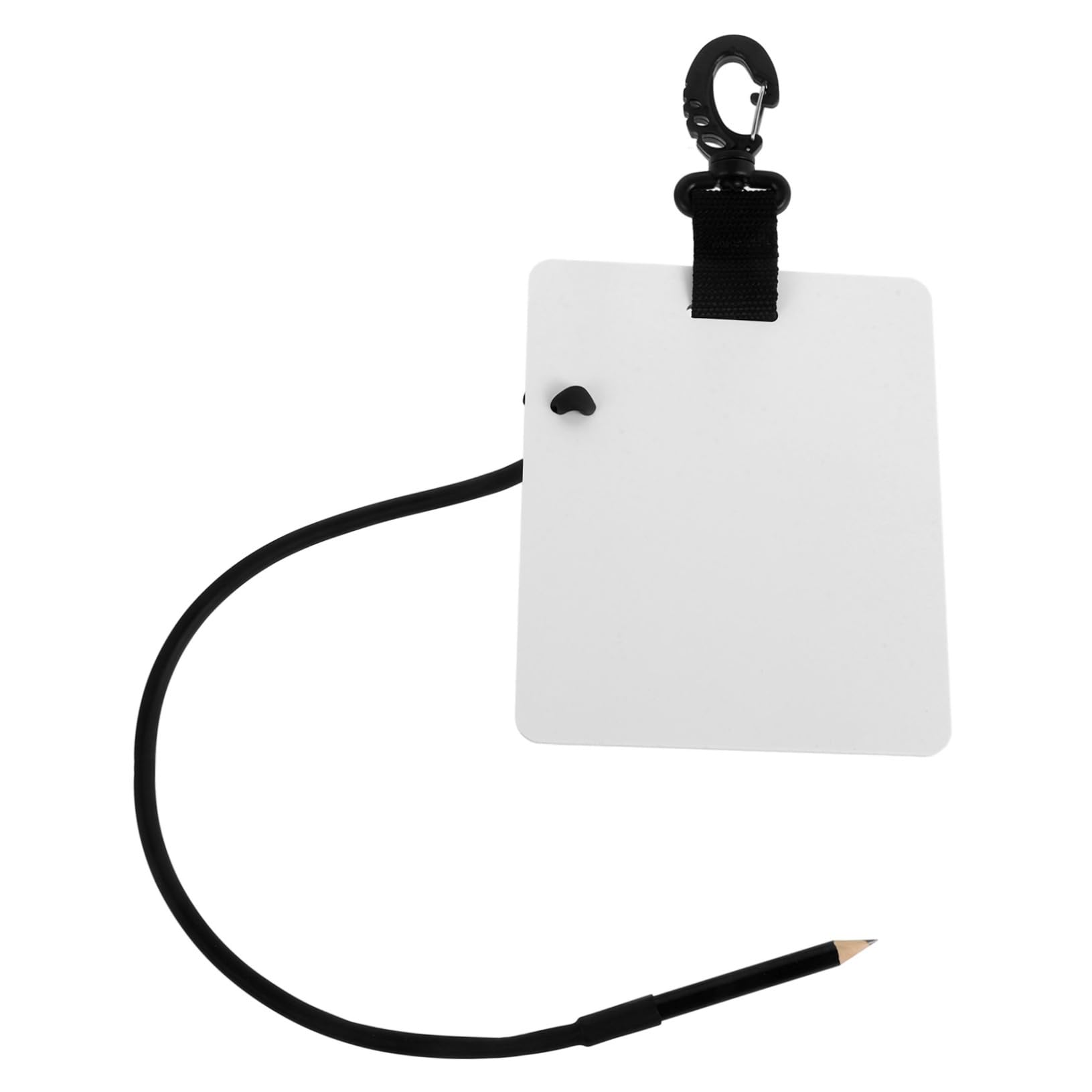 KOMBIUDA Underwater Writing Board Diving Write Board with Swivel Clip Pencil Waterproof for Divers