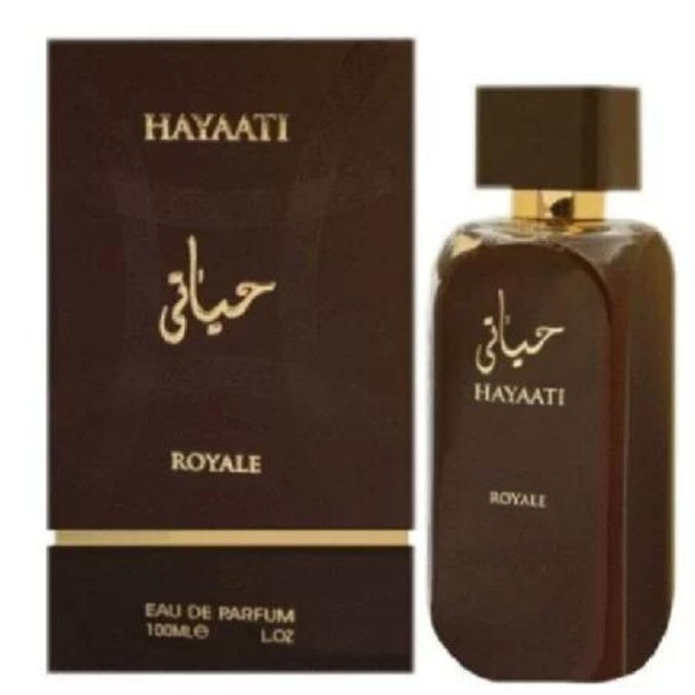 Hayaati Royale Perfume - Luxury Fragrance of UAE Dubai For Unisex - Woody, Musky Scent - Extrait De Parfum 100ml