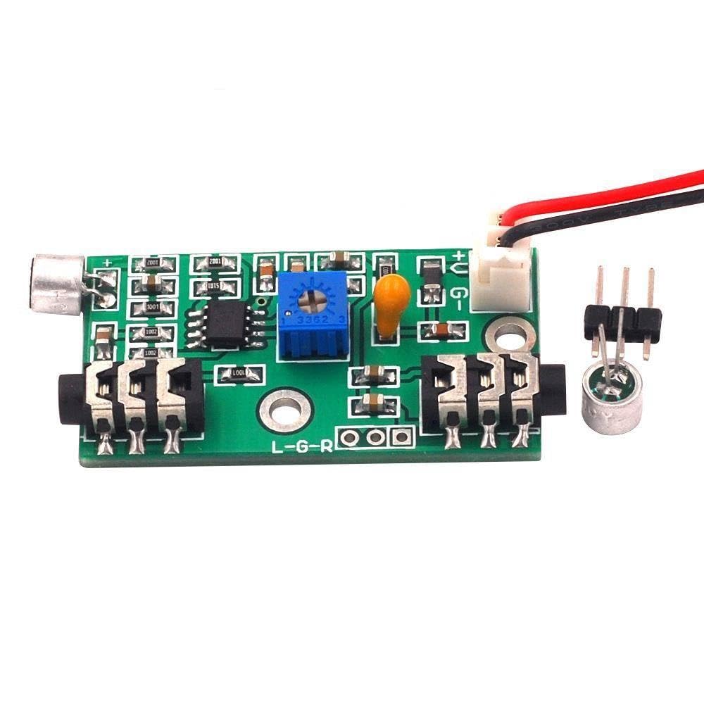 Microphone Pickup Microphone Module Gain Adjustable Audio Circuit AC Signal Board