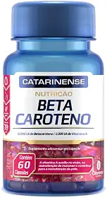 Catarinense Beta Caroteno Catarinense Nutrição 60 Cps