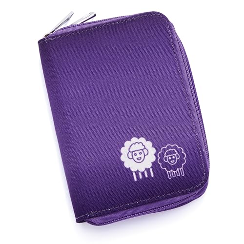KnitPro Symfonie Chunky Interchangeable Circular Needle Set 5" (13cm), Purple - Image 2