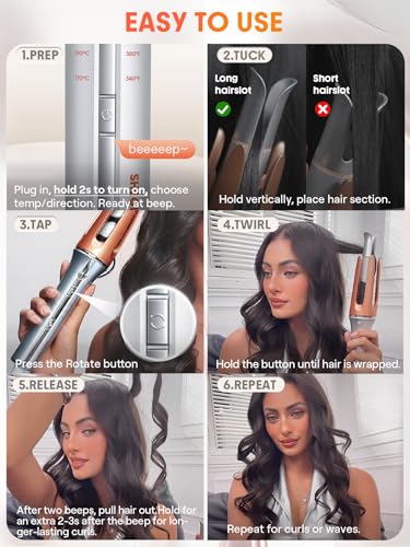 SHEGLAM Automatic Curling Iron 1 1/4 inch の商品画像 2