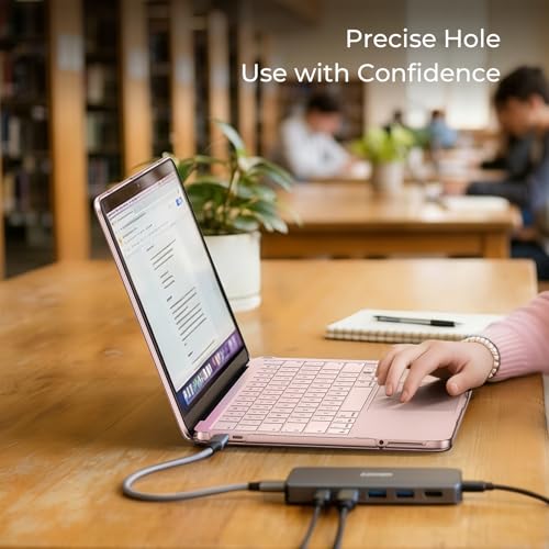 Image of EooCoo Case Compatible with MacBook Neo 13 inch 2026 Model A3404 with A18 Pro chip, Lightweight Hard Shell Scratch Resistant Protective Cover, Crystal Blush