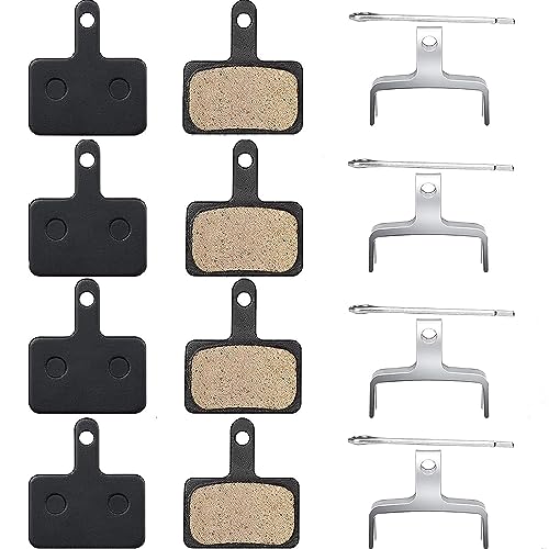 Pastiglie Freno per Bicicletta, Compatibili con Shimano Deore e TRP Tektro (4 Paia)