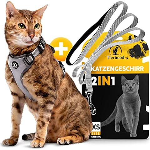 Tierhood - Katzengeschirr - inkl. Leine Cover