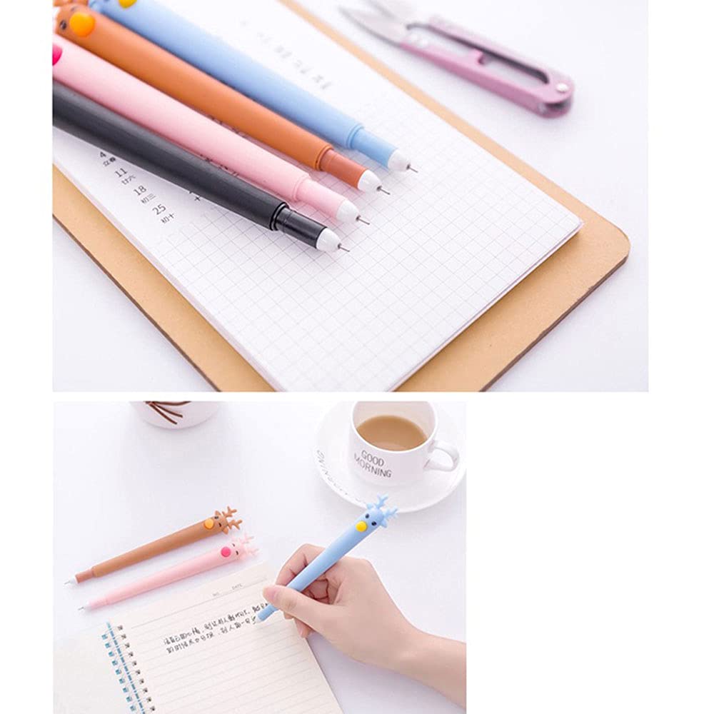Sxutop 10er Set Gelschreiber Tier-Motive - Kawaii Stifte 0,5mm Für Schule & Büro