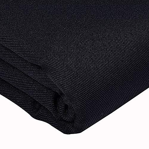 Generic Tejidos, Tejidos Vaqueros de Algodón para Coser Prendas, Jeans de Moda, Cojines de Costura, Cortinas Y Tejidos para el Hogar/Negro/150 * 100 cm